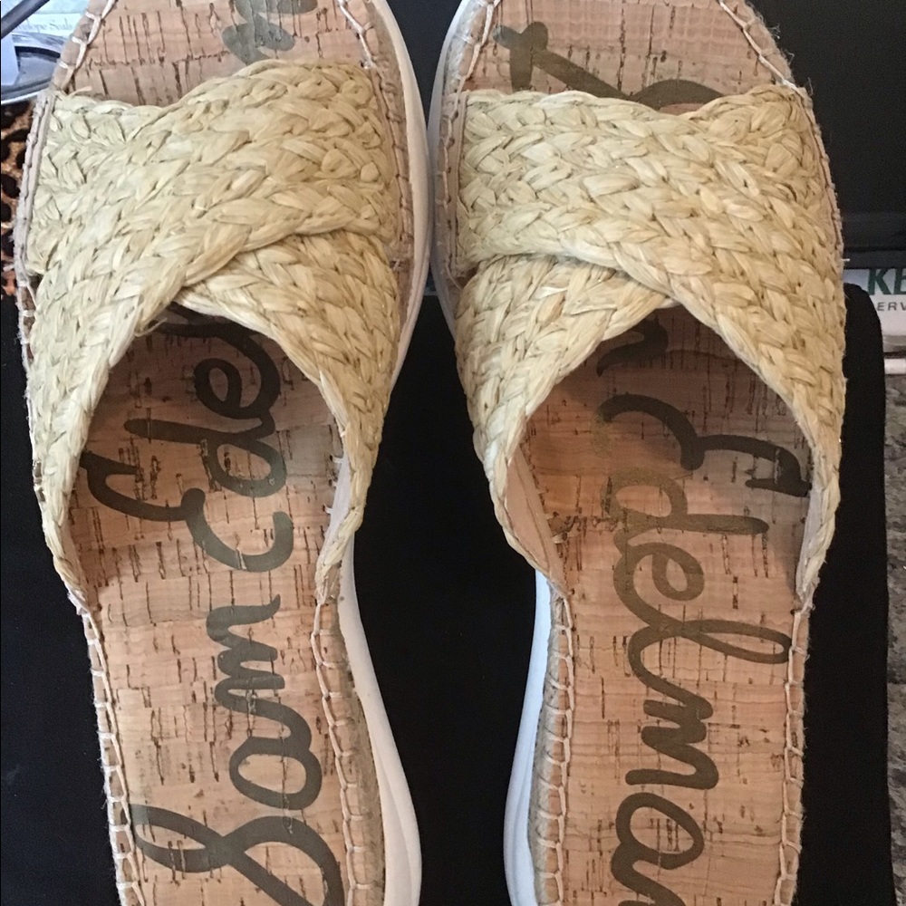 Tan sandals